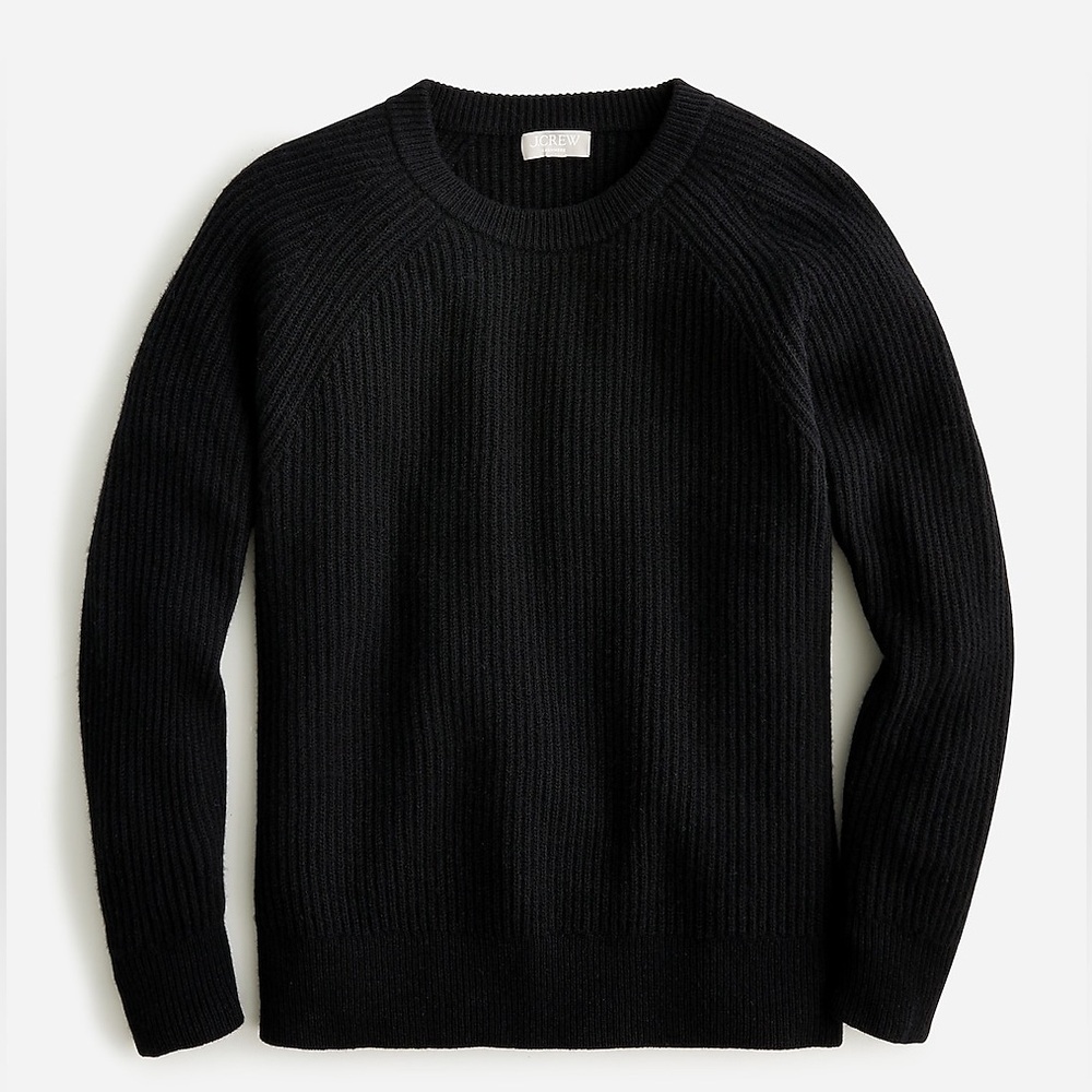 J. Crew Ribbed Oversized Cashmere Sweater